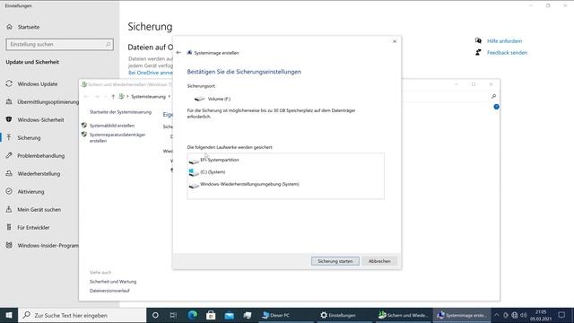 Windows 10 Systemabbild, Backup, Datensicherung erstellen смотреть онлайн