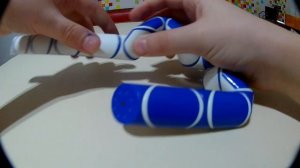 Как собрать из змейки Рубика снежинку