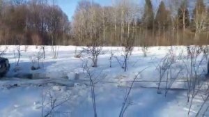 Делика в снегу