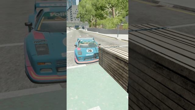 Boxes on the road #1.2 #Shorts #beamng #beamng_drive #beamng_drive_mods #beamng_mod #beamng_crashes