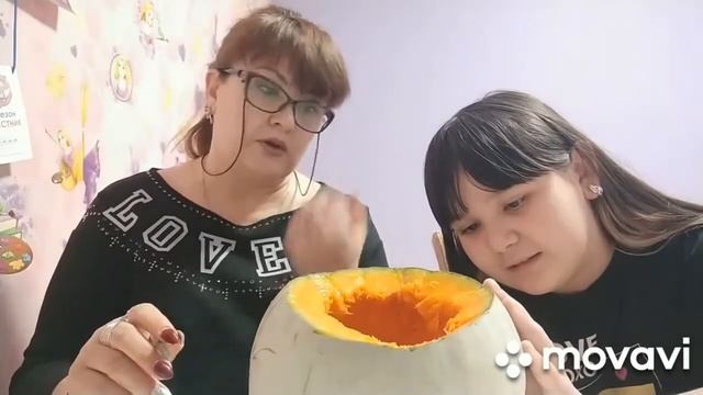 "Каникулы с пользой" Изготовление светильника из тыквы.