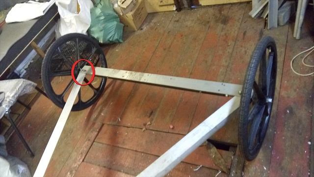 Питбайк-трицикл с прицепом. смотреть онлайн