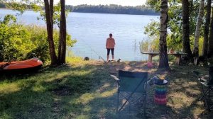 Отдых на природе,?+?+?+? на берегу озера "Девинское". Кемпинг на берегу озера.