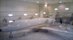 Duncan Aviation Cessna Citation Excel Paint Time Lapse