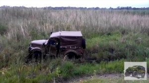 ГАЗ 69 в болоте. GAZ 69