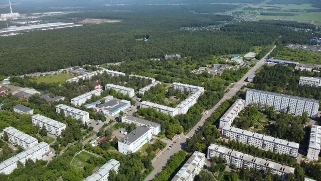 Сосновоборск с высоты.