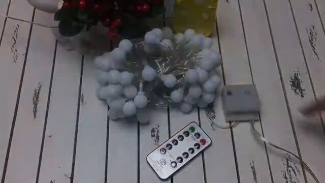 Безопасная гирлянда "Матовые шарики" с пультом д/у смотреть онлайн