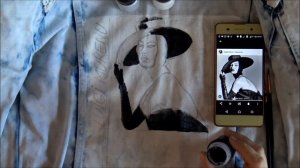 diy/ ДЖИНСОВКА / Мастер Класс / Рисуем на одежде