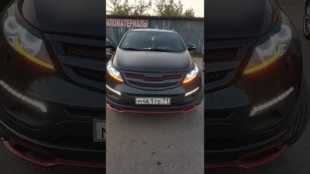 KIA Sportage 3 Angel Eye + Dynamic Turn Light