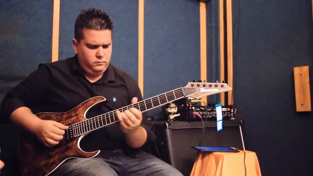 Improviso Metal com a Ibanez RGAIX6U  Iron Label  Antique Brown Stained смотреть онлайн