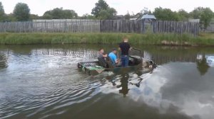 Плаваем на Амфибия ЛуАЗ-967