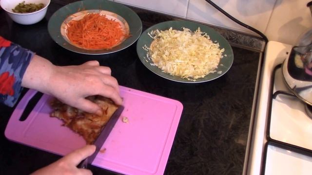Домашняя Шаурма с курицей зимняя.