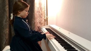 Сарабанда с вариациями. Георг Фридрих Гендель. Сидоренко Лия, 7 лет. Фортепиано.