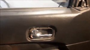 Снятие панели с водительской двери Ниссан Патрол Y61