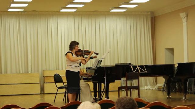 Раков. Соната для скрипки и фортепиано, часть первая. смотреть онлайн