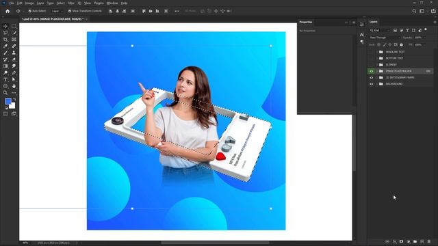 Make TRENDY Social Media Post Design in Photoshop | Photoshop Tutorials in Hindi смотреть онлайн