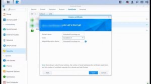 06 - (1/3) How to install Let's Encrypt certificate on Synology (Tutorial new method, Security)