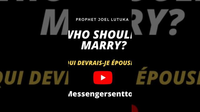 GOD WILL NOT GIVE A #WIFE | #HUSBAND TO YOU | DIEU NE CHOISIRAS PAS TON #ÉPOUX |SE | BY PROPHET JOE