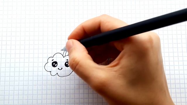 Простой рисунок #39. Как нарисовать радугу с облаками. Рисуем рисунки детям для срисовки смотреть онлайн