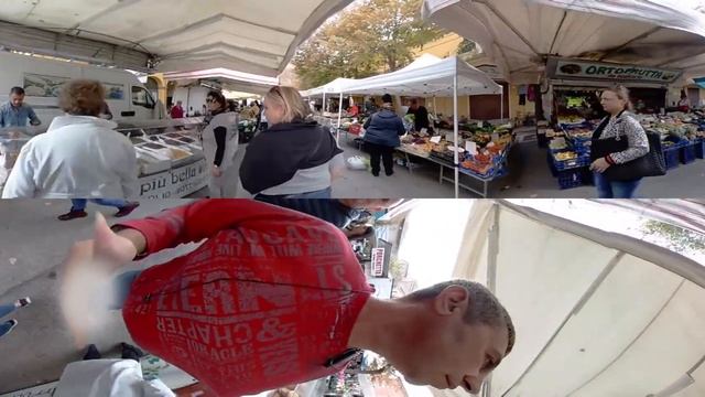 Рыбный базар в Фано. Fano fish market.