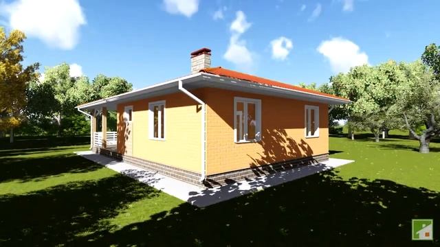 Хороший проект дома 6 на 6 из блоков - где его искать смотреть онлайн