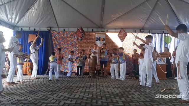 apresentação de capoeira,maculêlê 200 anos jucás, grupo Linhagem Negra 16/06/2023 смотреть онлайн