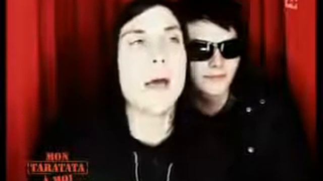 Frank Iero and Gerard Way Taratata Interveiw 2007 [rus sub]