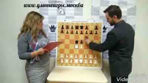 Обзор № 4. Демонстрационная шахматная доска 90х90. 3 в 1. УмныеИгры.Москва