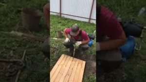 Насосная станция Unipump Auto jet 100 L - подключение к абиссинской скважине. Компания "Вода в доме