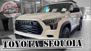 Toyota Sequoia 2023 г.в.(Интерьер и экстерьер) Обзор Японского внедорожника.