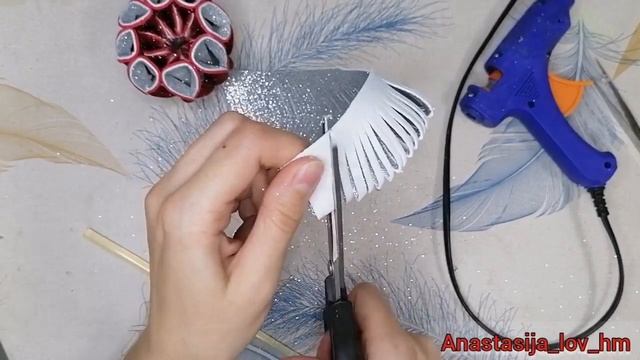 Новогодние игрушки из фоамирана. DIY. Christmas Decoration Foamiran.
