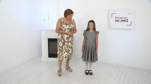 Школьный сарафан с воланами и юбкой-солнце для Каролины. Обзор готового изделия от Ирины Михайловны.