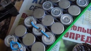 Пайка элементов Тесла 21700 алюминиевый плюс