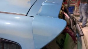 Nissan Note 2019 Skyblue Rear Roof Spoiler
