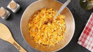 Пирог с тыквой на сковороде