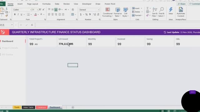 How build Dynamic & Interactive Dashboard in EXCEL Tutorial-1