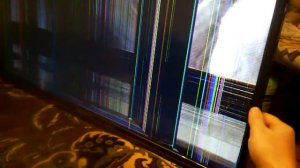 №83.THOMSON T39ED33HU с разбитой матрицей, на запчасти,всё распродано.mp4