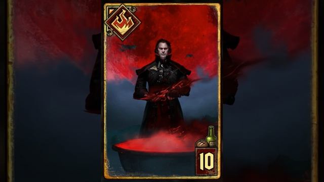 Crimson Curse - Beautifully Animated Premium Card from Gwent #shorts