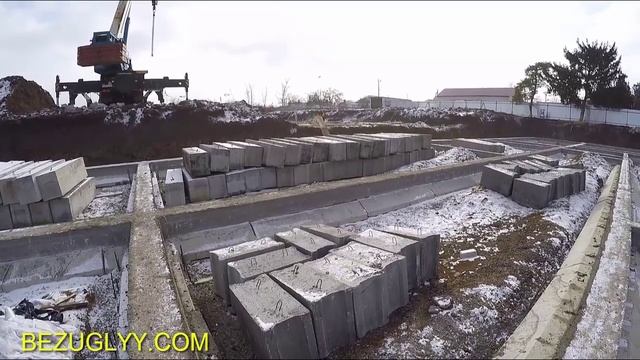 Гидроизоляция сборного ленточного фундамента. Исполнительная съемка и схема опалубки армопояса. смотреть онлайн