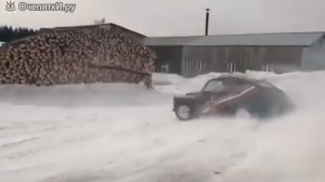 Зимний дрифт на Победе