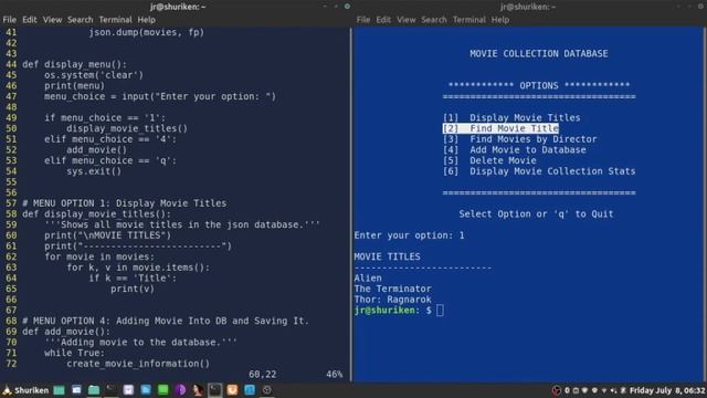 22 - Python Project: Movie Collection DB Pt. 10 смотреть онлайн