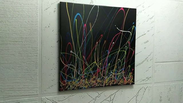 Интерьерная картина, холст на подрамнике размера 70х70, акрил смотреть онлайн