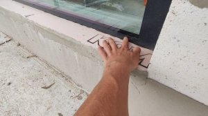 Безрамное остекление в газоблок. Прозрачные углы без стойки. Монтаж водоотливов.