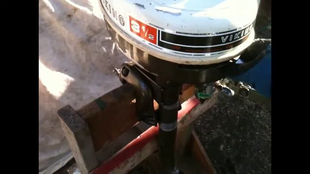 1969 Viking 3.5 hp motor up and running again! смотреть онлайн
