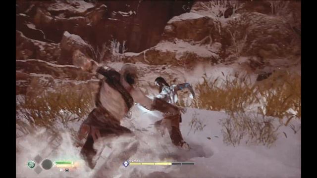 Первый бой Кратоса с Бальдром в God of War! Первый бос God of War! смотреть онлайн