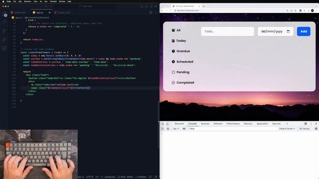 Build a Todo List App in HTML, SCSS and JavaScript - JavaScript Tutorial | ASMR Programming
