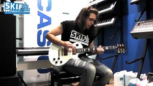 Обзор электрогитары Gibson Les Paul Studio White USA 1993 | Сергей Табачников | SKIFMUSIC