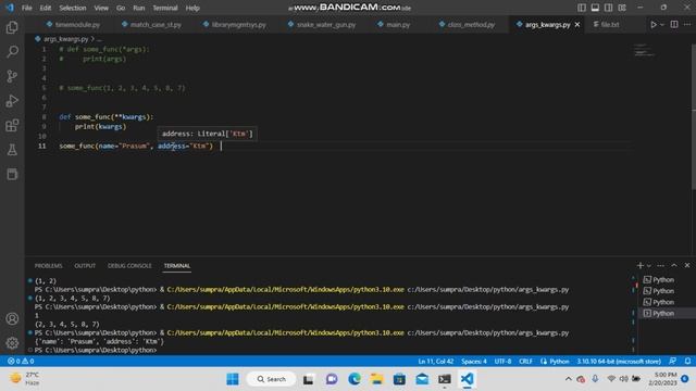 Easy Python Tutorial | Arguments and Keyword Arguments
