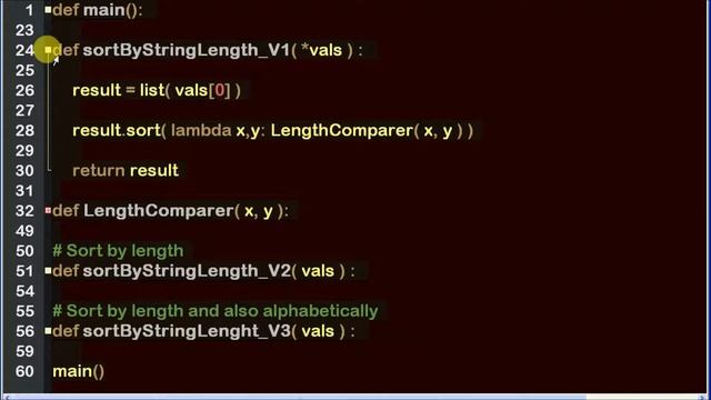 sort strings by length in python ?