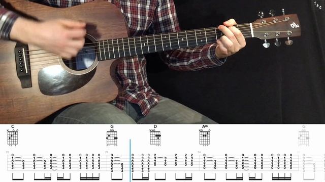 Bob Dylan - Knockin' On Heaven's Door | Guitar Tabs Tutorial смотреть онлайн